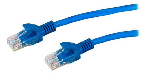 10 Metros Cabo De Rede Utp Cat.5e 1000mbps Rj45 Azul