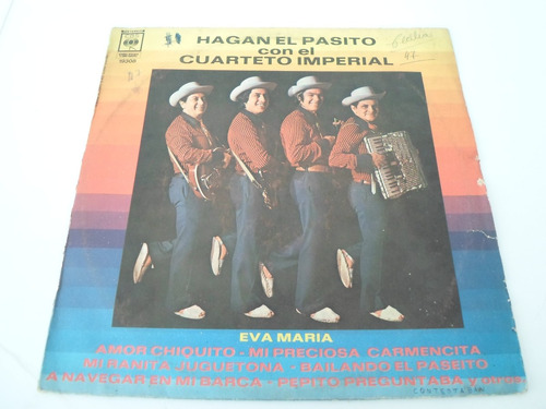 Cuarteto Imperial - Hagan El Pasito - Vinilo Argentino