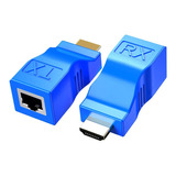 Extensor Hdmi De 2 Pacotes, Conversor Hdmi Para Rj45 Para Hd