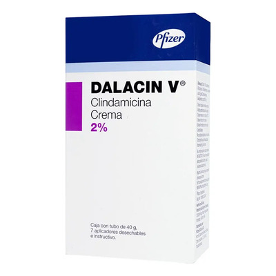 Dalacin V Crema Vaginal 2 %, 1 Tubo 40 G + 7 Aplicadores | Meses sin interés