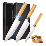 Wehome Sharp - Juego De Cuchillos De Chef Profesional, Juego