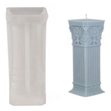 Molde Silicona Columna Romana Para Velas - Modelo 3