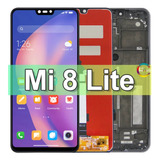 Tela Frontal Display Compativel Xiaomi Mi 8 Lite C/ Aro Oled