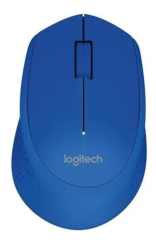 Logitech M280 Mouse Inalámbrico, Cómodo Diseño Curvo Azul