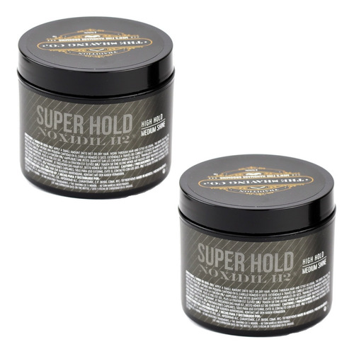 Kit X2 Pomada Cabello The Shaving Co Super Hold Noxidil H2