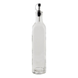 Aceitera Botella De Aceite Y Vinagre Vidrio Con Pico 300ml