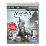 Assassin's Creed Iii  -  Ps3 Disco Físico  -  Open Box