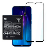 Película 3d + Bateria Bn46 Para Xiaomi Redmi Note 8