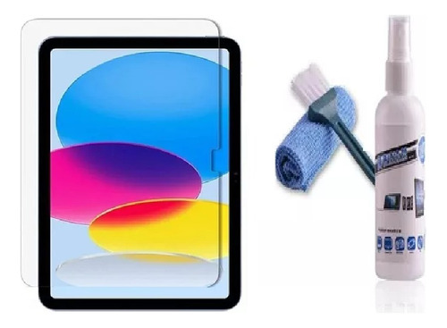 Vidrio Protector Templado Para Tablet + Kit De Limpieza 