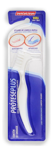 Escova Dental Protese Plus Cabeça Dupla - Dentalclean