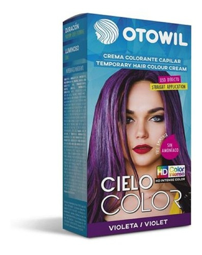 Tintura Otowil.  Cielo Color Tono Violeta