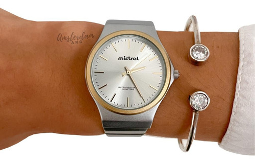 Reloj Mistral Unisex Mod Lmi-1036 Combinado Garantia Oficial