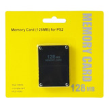 Memory Card Para Ps2 128mb Capacidad Negra