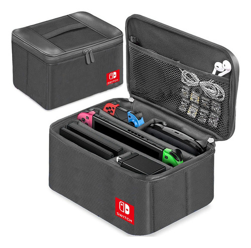 Funda Protectora De Transporte Grande Para Switch Negro