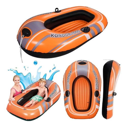 Bote Inflable Bestway Hydro Force Kondor 1000 Para Niños