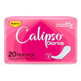 Protectores Diarios Calipso Normal 20u Rosa Pack 12 Unid