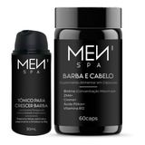 Produto Para Crescer Barba + Suplemento Tratamento 30 Dias