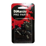 Perillas Dimarzio Negras Para Guitarra Stratocaster Dm2111bk