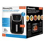 Freidora De Aire Powerxl 10 En 1 Cocina Con Vapor 6.6l Color Negro