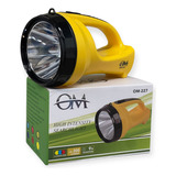 Linterna Busca Huella 300 Lumens Recargable Camping Lentes Linterna Amarillo Luz Blanco