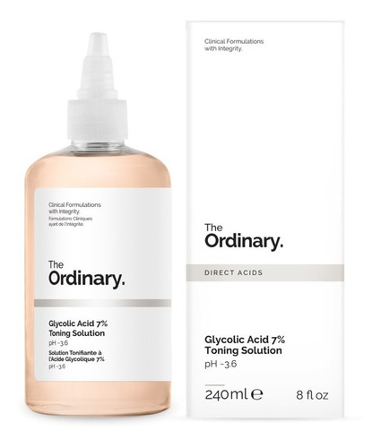 The Ordinary. Ácido Glicólico 7% Toning Solution. 240ml