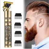 Aparelho Maquininha Para Acabamento Barba E Cabelo Dragão Cor Gold 110v/220v