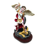 Figura De San Miguel Arcangel / Runn Color Rojo