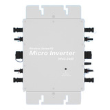 Microinversor De 2400 W Para Paneles Solares Paralelo Tándem