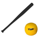 Bate De Softbol Softball Pvc + Pelota Pvc