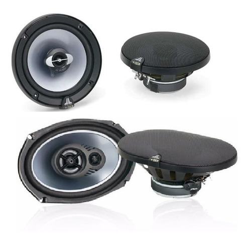 Kit Paquete Bocinas 6.5 Y 6x9 Jl Audio Excelente Potencia 