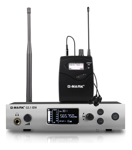 Monitores De Estudio G-mark G5.1iem Uhf Monitor In Ear