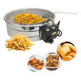 Fritadeira Tacho Profissional 3,5l 110/220v Alimentício Inox