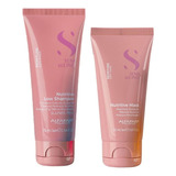  Alfaparf Semi Di Lino Moisture Shampoo 75ml + Máscara 50 Ml