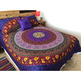 Manta Deco Tapiz Tapestry Hindu Mandala Armonía Felicidad #7