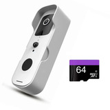 Timbre Casa Camara Wifi Fhd Vigilancia 24/7 + Memoria 64gb