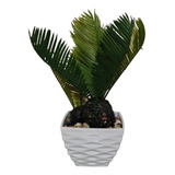 Mini Palmeira Artificial Com Vaso Decoração Para Mesa Festas