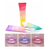 Set 3 Brillos Labiales Lip Gloss Efecto Holográfico Tornasol