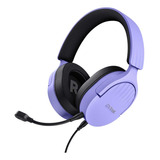 Auriculares Gamer Trust Gxt 489 Fayzo Purple