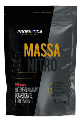 Hipercalorico Massa Nitro Whey Protein Probiótica 2.52kg