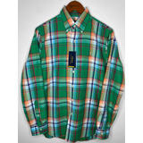 Camisa Ralph Lauren Talla S Manga Larga Performance Verde