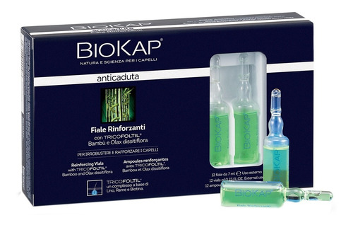 Biokap - Tratamiento Ampolletas (x12) - Caída Del Cabello 