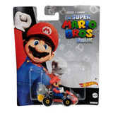 Super Mario Bros Movie Mariokart Hot Wheels Diecast Color Rojo