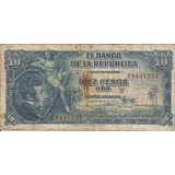 Colombia 10 Pesos Oro 1 Enero 1953
