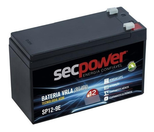 Bateria Selada 12v 9ah Para Pulverizador Elétrico (12v 8ah) 