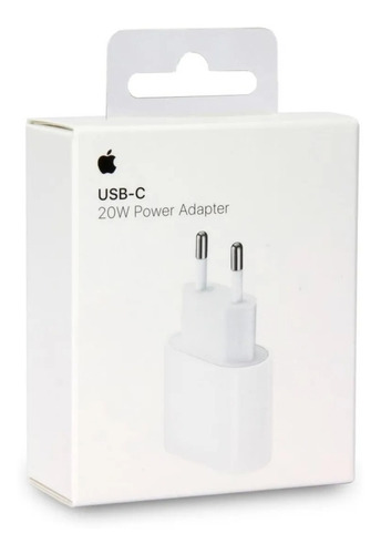 Cargador Para iPhone 20w Adaptador Tipo Usb-c En Caja Apple 