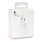 Cargador Para iPhone 20w Adaptador Tipo Usb-c En Caja Apple 