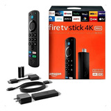 Fire Tv Stick 4k Hdr Max Amazon Wifi 6 Com Controle Bi Volt 