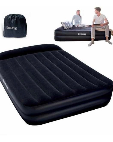 Cama  Inflable Dos Plazas Bestway Tritech Queen