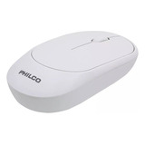 Mouse Philco Inalámbrico Ergonómico 7314 Color Blanco