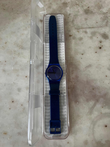 Reloj Swatch Azul Con Caja Original